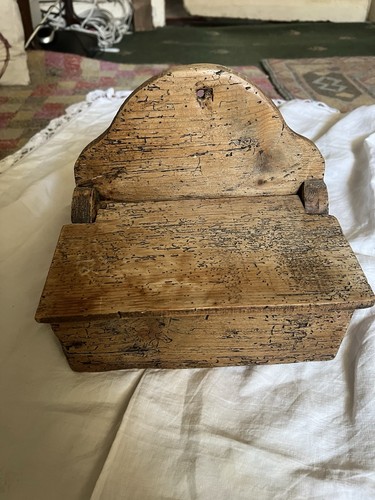 Vintage wooden pantry box - wooden,