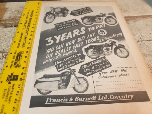 1961 francis barnett - 1961,