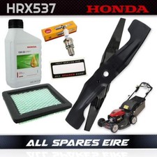 HONDA HRX 537 BLADE & SERVICE KIT INC AIR FILTER, OIL & SPARK PLUG