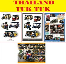 postcard THAILAND TUK TUK Auto rickshaw post card