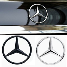 For Mercedes-Benz 90mm Trunk Emblem Star Logo Rear Tailgate Sticker