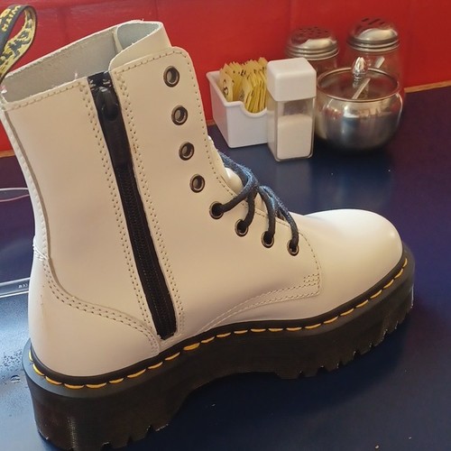 Martens white leather - dr.,