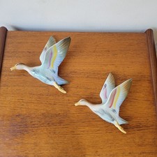 Pair of Vintage Ceramic Flying