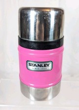 Stanley Classic PINK Stainless Steel Thermos Vacuum Food Jar 17oz 0.5L A7