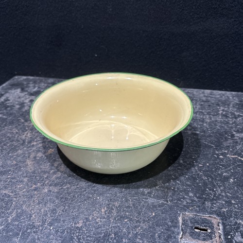 Vintage enamelware mixing bowl - vintage,