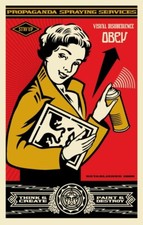 Sheppard Fairey OBEY STAY UP