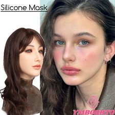 Realistic Silicone Female Face