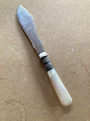 Antique butter knife with - knife,