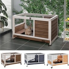 Wooden Indoor Rabbit Hutch