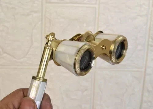 Vintage brass opera glasses - vintage,