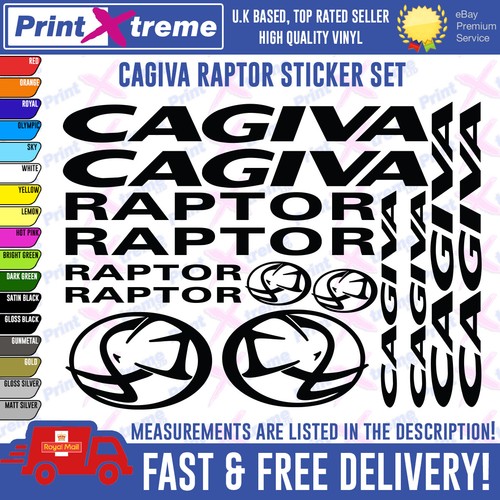 Cagiva raptor decal sticker - cagiva, decal/