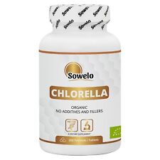 Chlorella 500mg Tablets – Pure Organic Algae Superfood, Detox Support – Sowelo