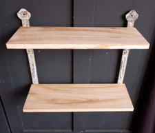 New GREY Vintage Metal Wood 2