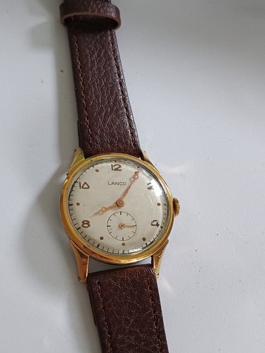 Vintage lanco mens manual wind - mens,