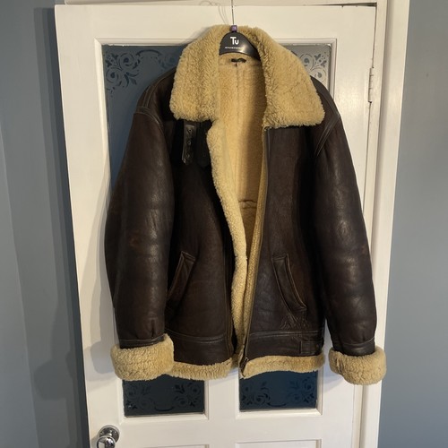 Vintage leather sheepskin - vintage,