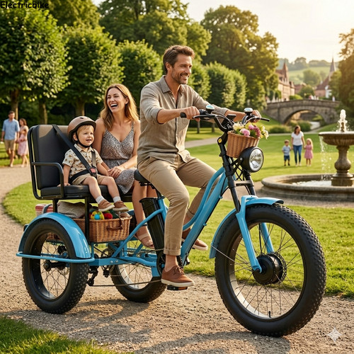 Electric tricycle 48v - electric, 18ah