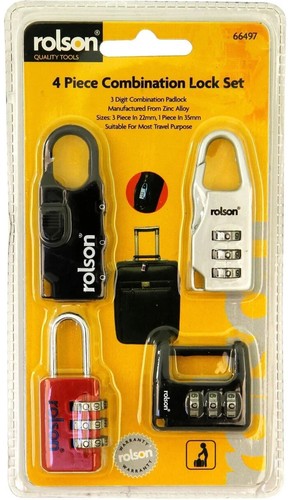 Rolson padlock digit - 3,