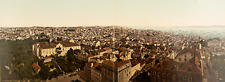 Lisbon. Panorama taken from the star church chapel.   photochromic, vintage
