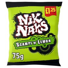 Nik Naks Scampi & Lemon Flavour Snack 20x75g Full Box