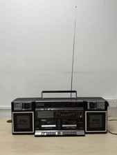Maxim MX-939 Vintage Ghetto Blaster Portable Stereo Tested Working ++ Video.