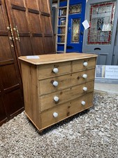 Antique pine chest - chest, drawers