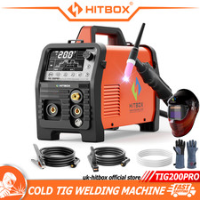 Cold/Pulse/HF/Spot TIG Welder 200A 220V TIG&MMA Welding Machine & Digital Totch