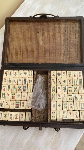 Vintage chinese mah jong - vintage,