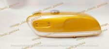 Fit For Yamaha FS1-E Moped 50cc Steel Yellow Painted Fuel Tank 1970s Model