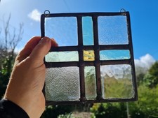 Old Stained Glass Leaded Piece