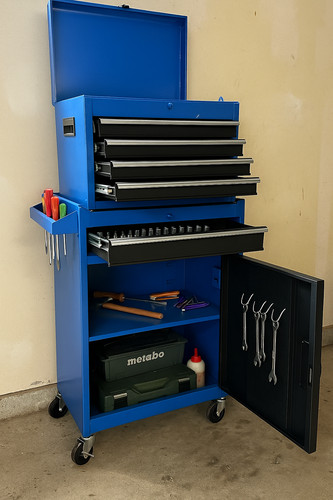 Metal tool chest cabinet - metal,