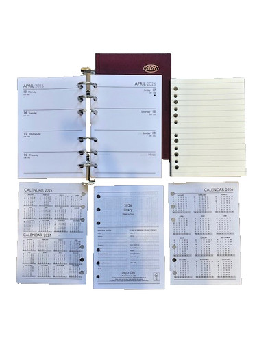 Diary inserts 2026 - diary,