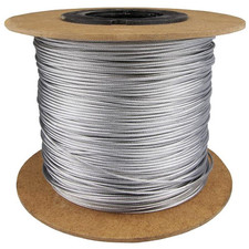 3 mm Thick Wire Rope Wire Cable - 100 metres / 328.08 ft - Galvanised Steel Rope