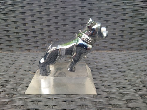 Old vintage chromed brass mack - vintage,