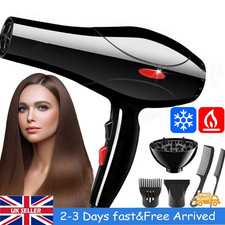 2200W Professional Style Hair Dryer Nozzle Concentrator Blower Pro Salon Heat UK