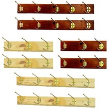 2 Pack STRONG WOODEN WALL COAT