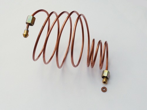 Oil pressure copper feed pipe - pressure,