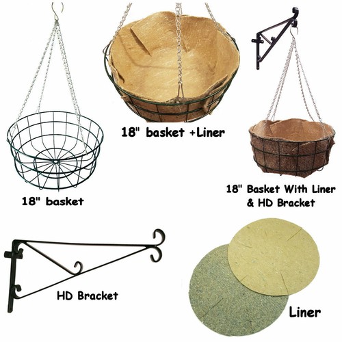 Wire hanging baskets - baskets, or