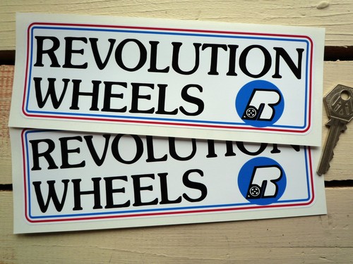 Revolution wheels car stickers - wheels,