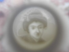 ancien service à thé en porcelaine fine du Japon LITHOPHANE GEISHA