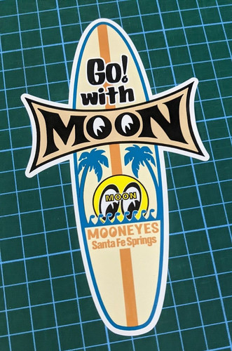 Surfboard moon eyes sticker - eyes,