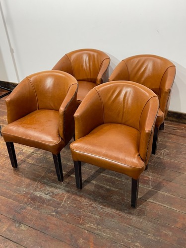Set tan leather effect - 4,