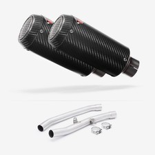 Lextek Slip-on Stainless Steel 180mm Exhaust for Kawasaki ZZR1400 08-11