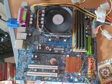 Gigabyte GA-M61PM-S2 motherboard + 2GB Ram + Amd Athlon cpu + PSU Bundle working