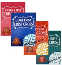 Set Of 4 x A5 Crisscross Books