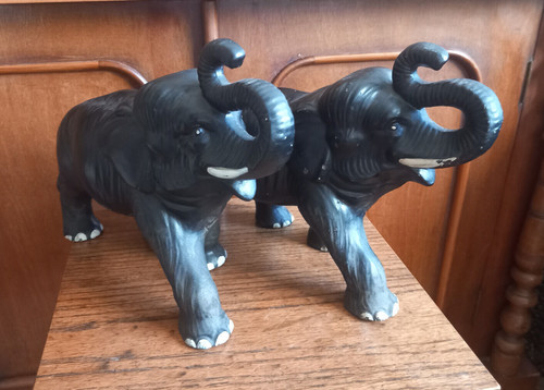 Vintage pair pottery - pair, of