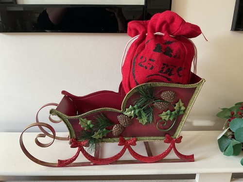 Santa sleigh - santa,