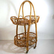 Vintage Mid Century 70s Bamboo