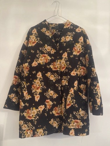 Zara floral quilted jacket