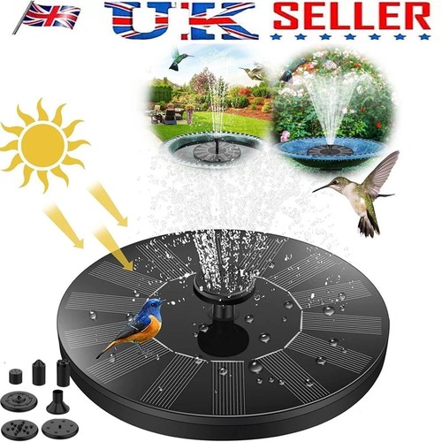 Solar powered fountain water - powered,