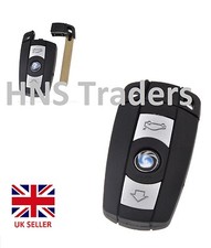 for BMW 1 3 5 6 7 Series E90 E92 E93  3 Button Remote Key Fob Case  A24 & logo